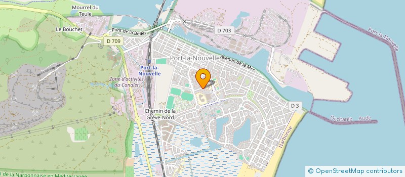 localisation de l'entreprise R2C IMMO  PORT-LA-NOUVELLE