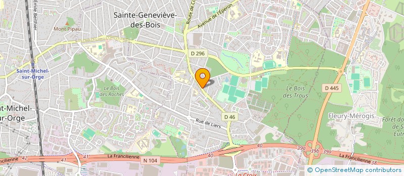 localisation de l'entreprise R2CAR  SAINTE-GENEVIEVE-DES-BOIS