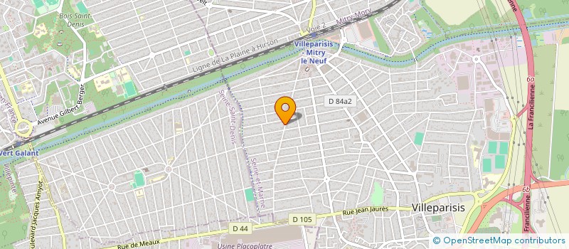 localisation de l'entreprise R2CF à VILLEPARISIS