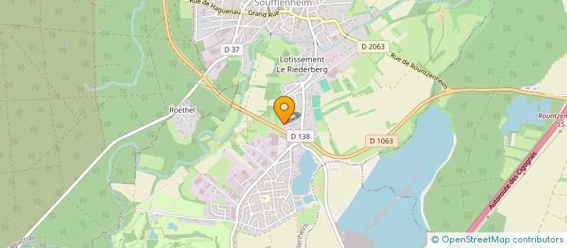 localisation de l'entreprise R2CLIM  SOUFFLENHEIM