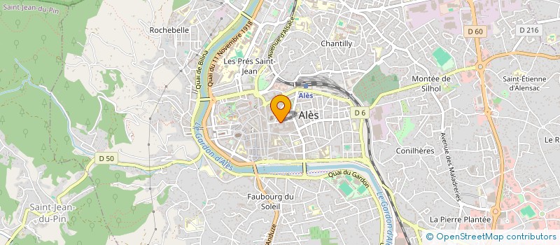 localisation de l'entreprise R2D2  ALES