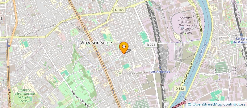 localisation de l'entreprise R2D2 REPARATION  VITRY-SUR-SEINE