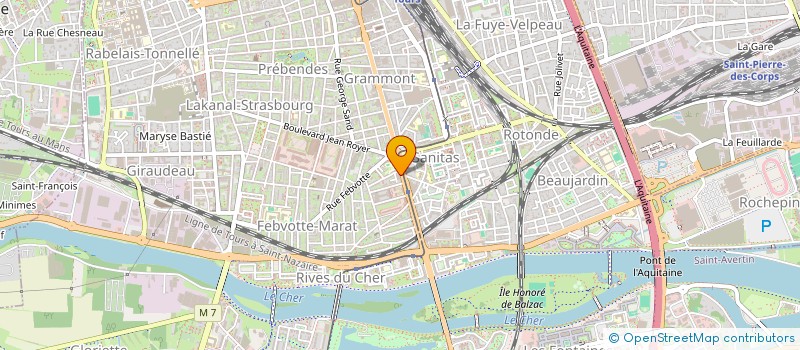 localisation de l'entreprise R2E  TOURS