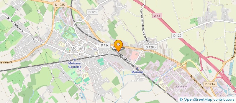 localisation de l'entreprise R2E  MOIRANS