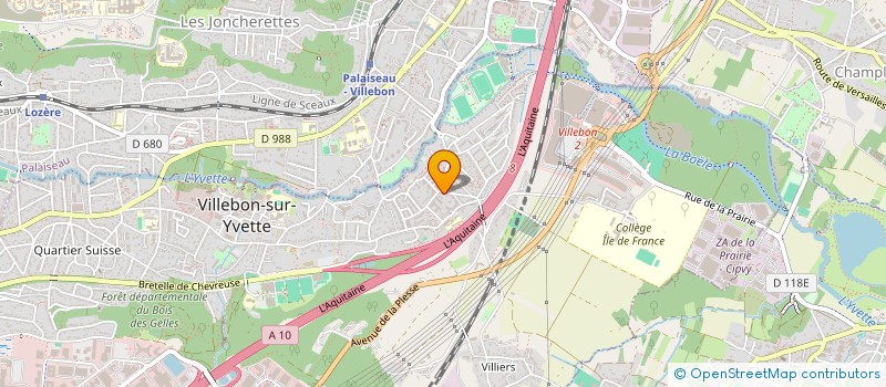 localisation de l'entreprise R2E CONSEIL à VILLEBON-SUR-YVETTE