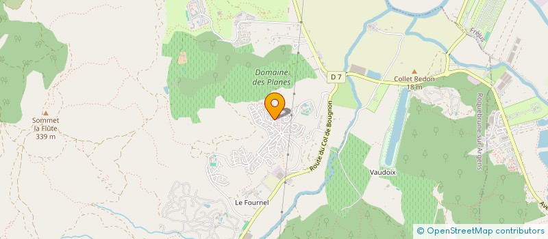 localisation de l'entreprise R2E RENOVATION à ROQUEBRUNE-SUR-ARGENS