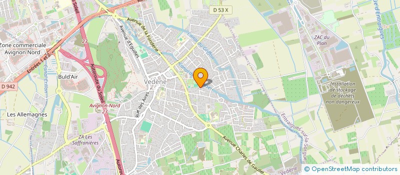 localisation de l'entreprise R2F ARMOR  VEDENE