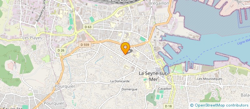localisation de l'entreprise R2G à LA SEYNE-SUR-MER