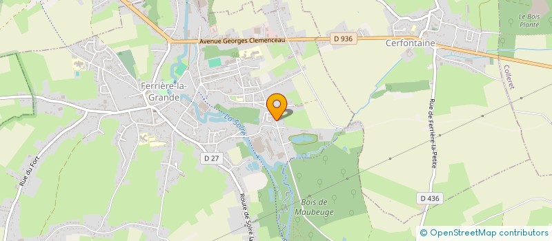 localisation de l'entreprise R2G  FERRIERE-LA-GRANDE