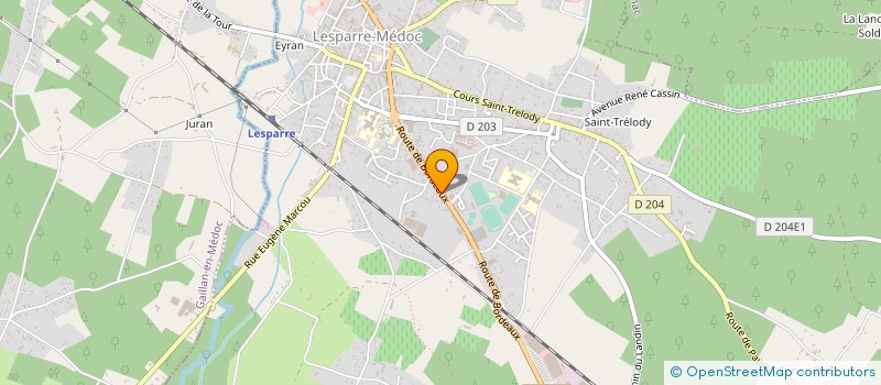 localisation de l'entreprise R2G MAISON BOIS à LESPARRE-MEDOC