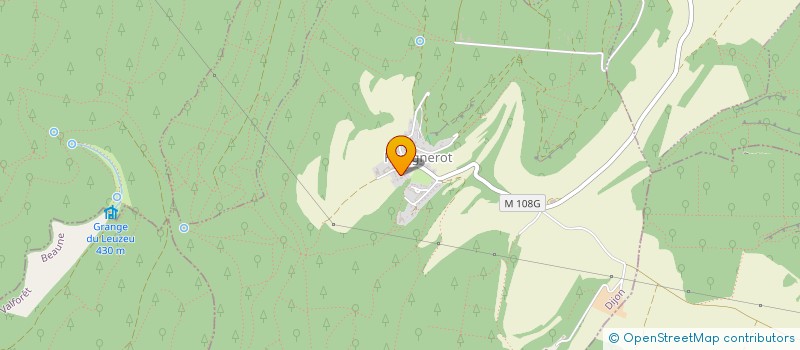 localisation de l'entreprise R2G2M  FLAVIGNEROT