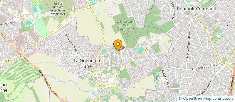 localisation de l'entreprise R2H MENUISERIE  LA QUEUE-EN-BRIE