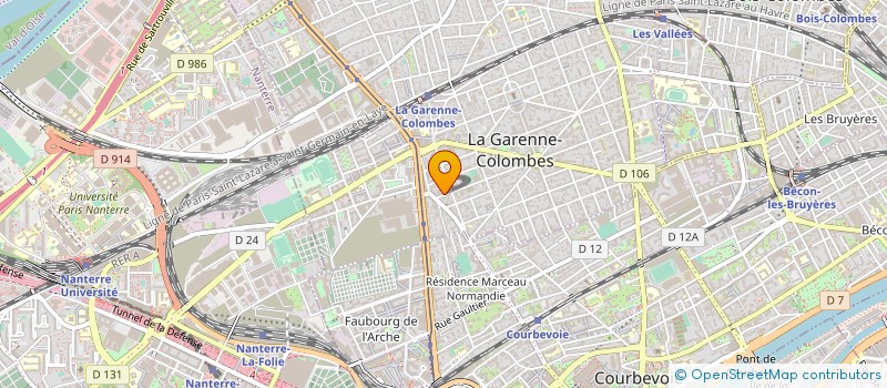 localisation de l'entreprise R2I CONSEILS à LA GARENNE-COLOMBES