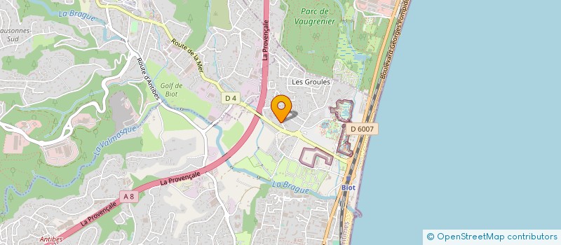 localisation de l'entreprise R2I2-ROCACHER ROSSI INVESTISSEMENT IMMOBILIER à ANTIBES