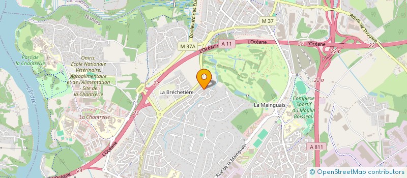localisation de l'entreprise R2J à CARQUEFOU