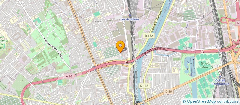localisation de l'entreprise R2J à VITRY-SUR-SEINE