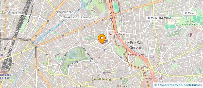 localisation de l'entreprise R2L  PARIS