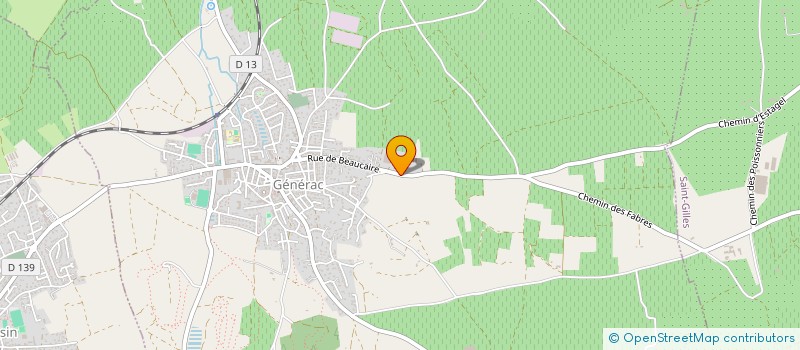 localisation de l'entreprise R2L CONSTRUCTION à GENERAC