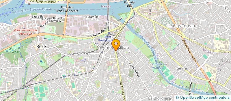 localisation de l'entreprise R2LB à REZE