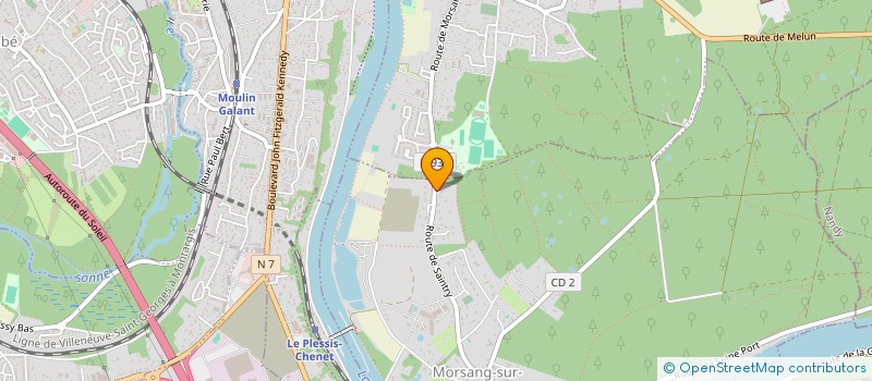 localisation de l'entreprise R2LJ  MORSANG-SUR-SEINE