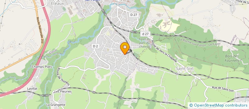 localisation de l'entreprise R2LP INVEST  LA ROCHE-SUR-FORON