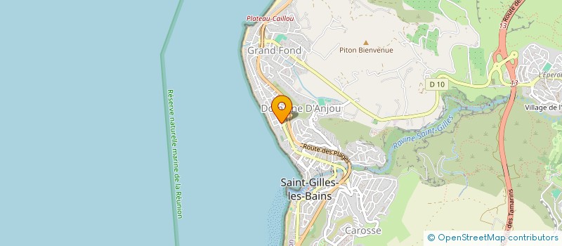 localisation de l'entreprise R2M à SAINT-PAUL