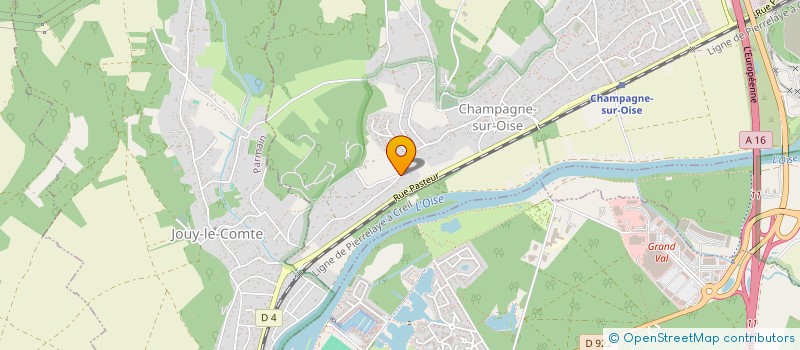 localisation de l'entreprise R2M CONSULTING  CHAMPAGNE-SUR-OISE