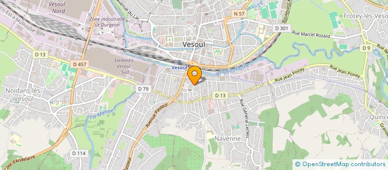 localisation de l'entreprise R2M IMMO  VESOUL