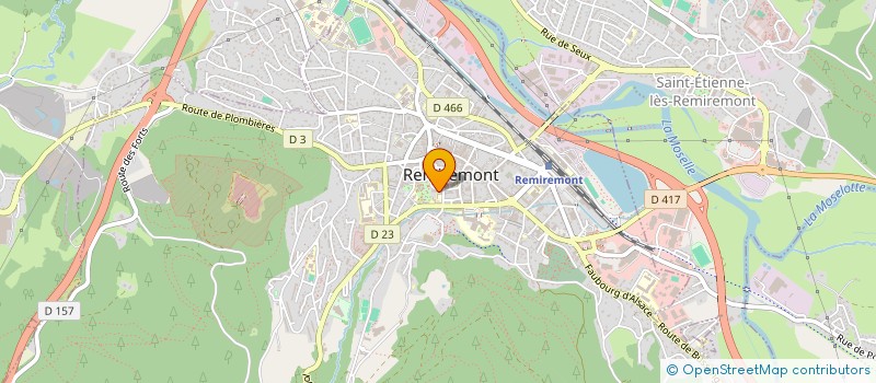 localisation de l'entreprise R2M RADIO REMIREMONT MOSELLE à REMIREMONT