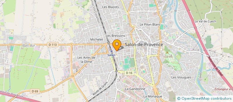 localisation de l'entreprise R2MA à SALON-DE-PROVENCE