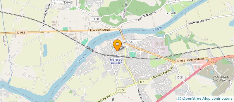 localisation de l'entreprise R2MAX&CO  MARSSAC-SUR-TARN