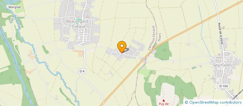 localisation de l'entreprise R2N2  BEAUREGARD-L'EVEQUE