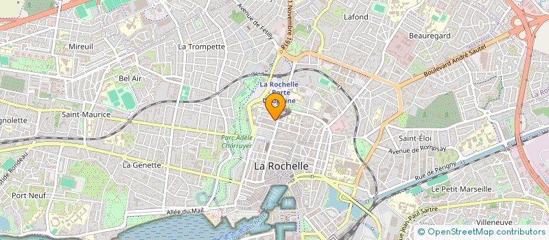 localisation de l'entreprise R2P  LA ROCHELLE