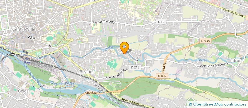 localisation de l'entreprise R2P  BIZANOS