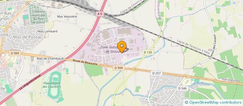 localisation de l'entreprise R2P  NIMES