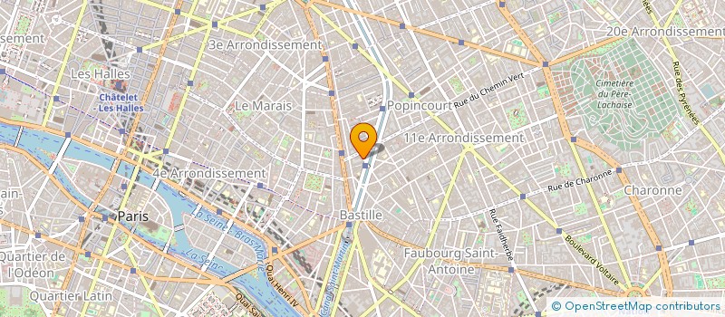 localisation de l'entreprise R2P O  PARIS