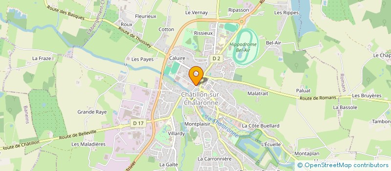 localisation de l'entreprise R2PB  CHATILLON-SUR-CHALARONNE