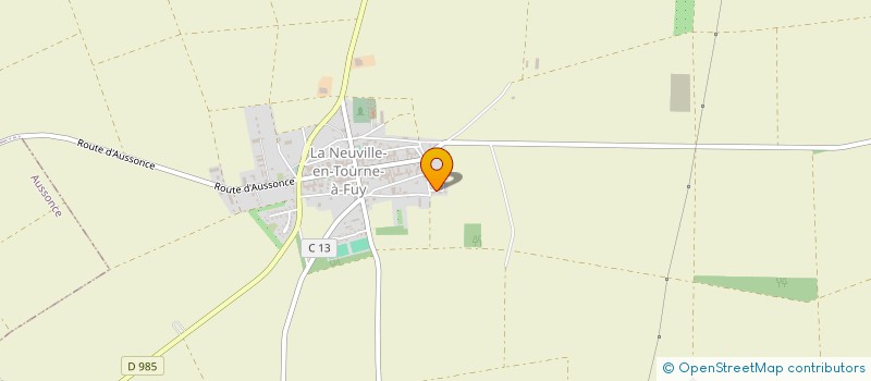 localisation de l'entreprise R2PZA  CAUROY