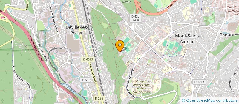 localisation de l'entreprise R2R RADIO DE ROUEN à MONT-SAINT-AIGNAN