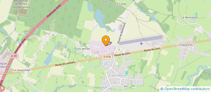 localisation de l'entreprise R2S à COURLAOUX