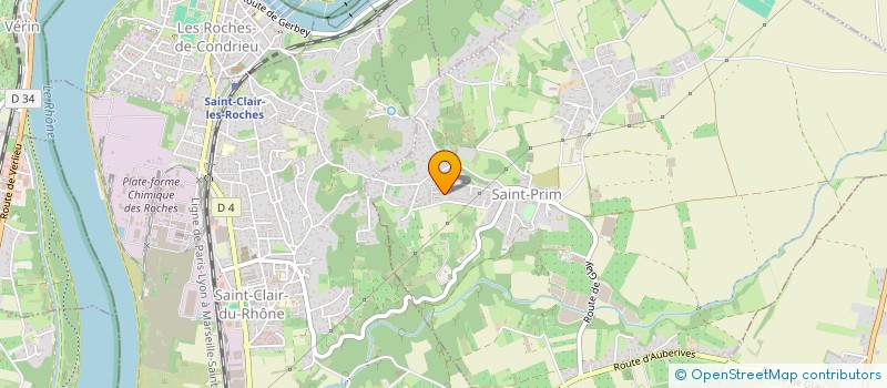 localisation de l'entreprise R2S  SAINT-PRIM