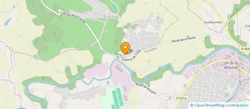 localisation de l'entreprise R2S  BUSQUE