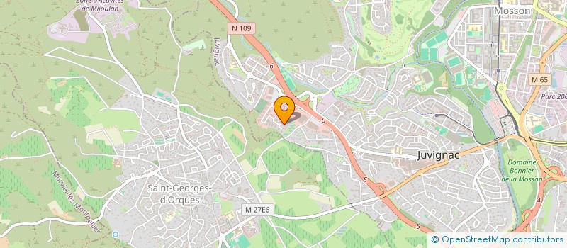 localisation de l'entreprise R2S à JUVIGNAC