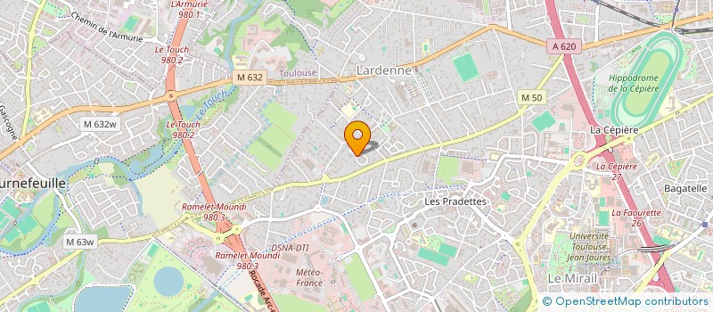 localisation de l'entreprise R2S AMEUBLEMENT à TOULOUSE