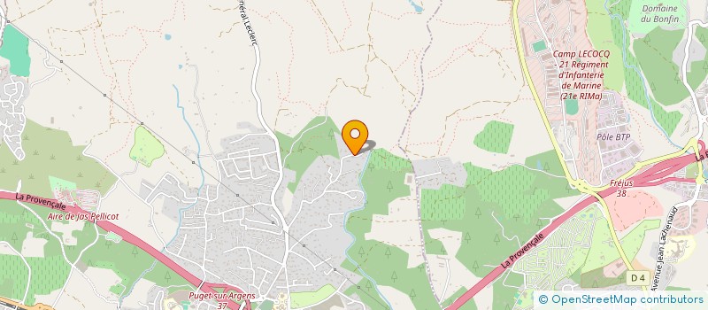 localisation de l'entreprise R2S CYBERDEFENSE  PUGET-SUR-ARGENS