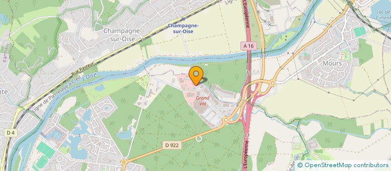 localisation de l'entreprise R2TJ  L'ISLE-ADAM