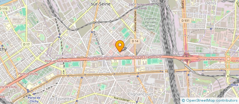 localisation de l'entreprise R2ZOUK & COM DEVELOPPEMENT à SAINT-OUEN-SUR-SEINE