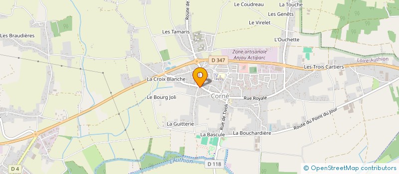 localisation de l'entreprise R3 CONSEILS  LOIRE-AUTHION