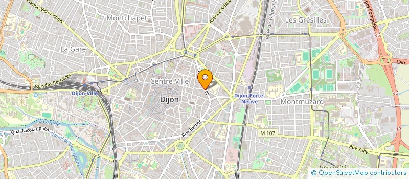 localisation de l'entreprise R3A à DIJON