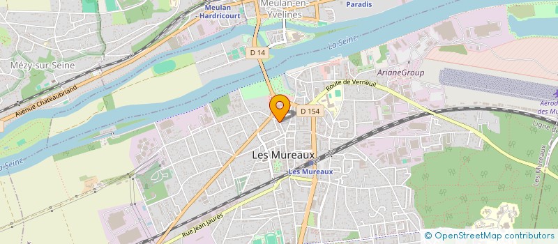 localisation de l'entreprise R3A-SERVICES à LES MUREAUX